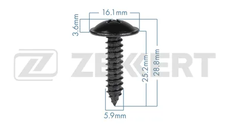 ZEKKERT BE3937 Саморез Hyundai , Kia (миним. кол-во заказа 10 шт)