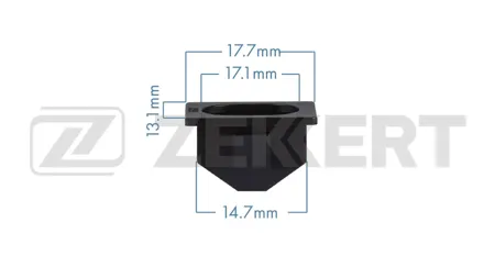 ZEKKERT BE3981 Клипса крепёжная BMW (миним. кол-во заказа 10 шт)