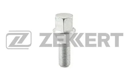ZEKKERT BE4019 Болт колесный конус, M12 x 1,5, длина резьбы 26, ключ 17, Цинк