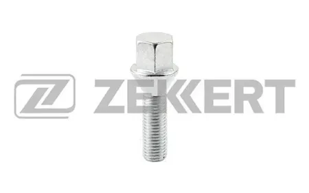 ZEKKERT BE4022 Болт колесный  конус  M12 x 1 5  длина резьбы 33  ключ 17  Цинк