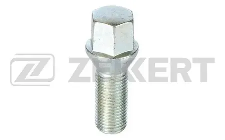 ZEKKERT BE4036 Болт колесный конус, M14 x 1,5, длина резьбы 30, ключ 17, Цинк
