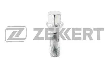 ZEKKERT BE4039 Болт колесный конус, M14 x 1,5, длина резьбы 35, ключ 17, Цинк