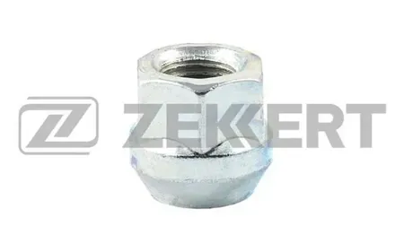 ZEKKERT BE4050 Гайка колесная , конус, M12 x 1,25, L=21, ключ 19, Цинк