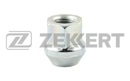 ZEKKERT BE4065 Гайка колесная  конус  M12 x 1 5  L=25  ключ 19  Цинк