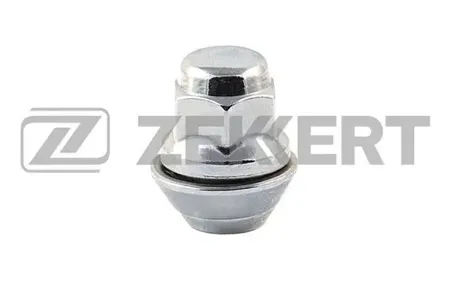 ZEKKERT BE4074 Гайка колесная , конус, M12 x 1,5, L=33, ключ 19, Хром
