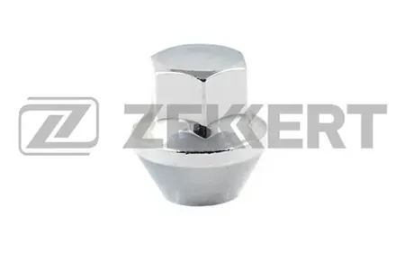 ZEKKERT BE4075 Гайка колесная , конус, M12 x 1,5, L=30, ключ 19, Хром