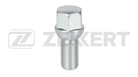 ZEKKERT BE4146 Болт колесный сфера, M14 x 1,5, длина резьбы 25, ключ 19, Цинк