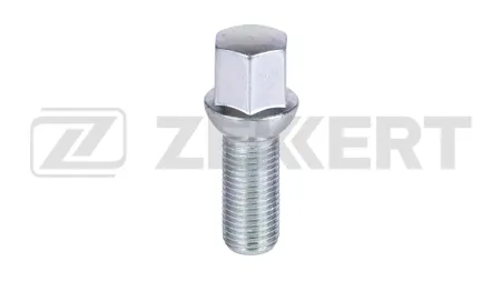 ZEKKERT BE4158 Болт колесный  сфера  М14x1 5  длина резьбы 30  ключ 17  цинк