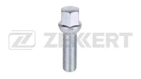ZEKKERT BE4161 Болт колесный  сфера  М14x1 5  длина резьбы 40  ключ 17  цинк