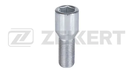 ZEKKERT BE4167 Болт колесный  конус  М14x1 5  длина резьбы 28  внутренний шестигранник  цинк