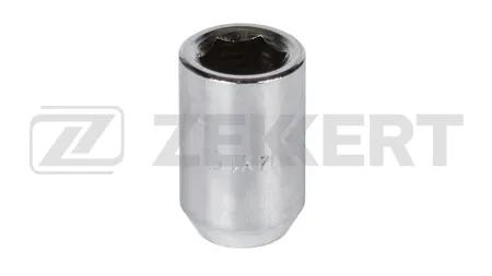 ZEKKERT BE4329 Гайка колесная  конус  M14 x 1 5  L=32  внутренний шестигранник  Хром