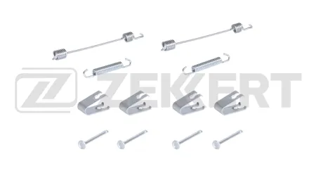 ZEKKERT BR1507 Комплект установочный задн. торм. колодок Fiat Idea (350) 04-, Ford Focus II 04-, Transit Connect 02-