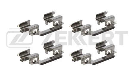 ZEKKERT BR3255 Комплект установочный перед. торм. колодок Renault Logan 07-, Megane IV 15-, Nissan Micra (K12) 03-, Note (E11) 06-