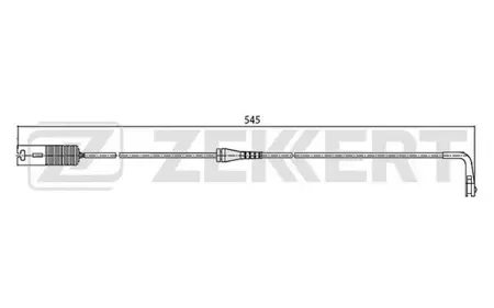 ZEKKERT BS8016 Датчик износа тормозных колодок BMW 5 (E39) 95-, Z8 Roadster (E52) 00-
