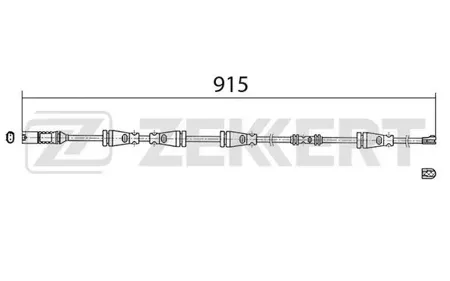ZEKKERT BS8021 Датчик износа тормозных колодок BMW 5 (F10) 09-, 6 (F12) 10-, 6 (F13) 11-