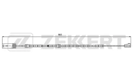 ZEKKERT BS8029 Датчик износа тормозных колодок BMW 3 (E90, E91) 05-, 3 (E92) 06-, X1 (E84) 09-