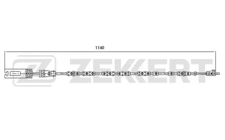 ZEKKERT BS8030 Датчик износа тормозных колодок BMW X1 (E84) 09-
