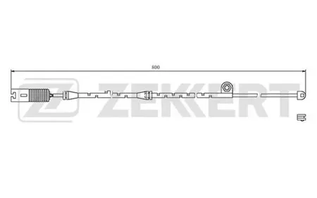 ZEKKERT BS8036 Датчик износа тормозных колодок BMW X5 (E53) 00-