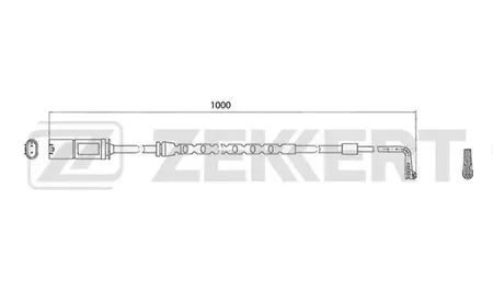 ZEKKERT BS8055 Датчик износа тормозных колодок BMW X5 (E70) 06-, X6 (E71,E72) 08-