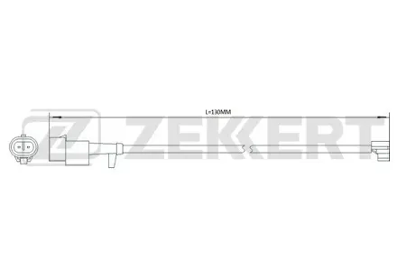 ZEKKERT BS8059 Датчик износа тормозных колодок Iveco Daily IV, V 09-