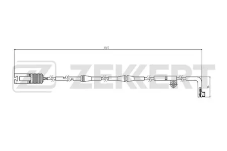 ZEKKERT BS8069 Датчик износа тормозных колодок BMW 7 (E65, E66, E67) 05-