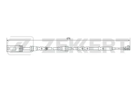 ZEKKERT BS8075 Датчик износа тормозных колодок BMW X1 (E84) 10-
