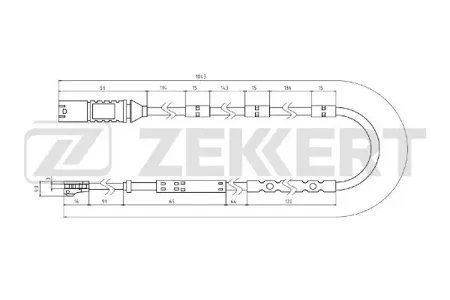 ZEKKERT BS8083 Датчик износа тормозных колодок BMW 1 (F20, F21) 11-, 3 (F30, F31, F34 F80) 11-, 4 (F32, F33, F82, F83) 13-