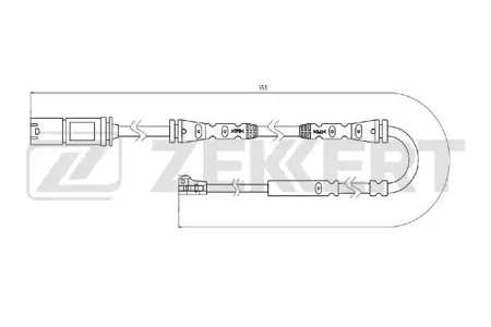 ZEKKERT BS8099 Датчик износа тормозных колодок BMW X3 (F25) 10-, X4 (F26) 14-