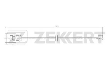 ZEKKERT BS8114 Датчик износа тормозных колодок VW Touareg 10-