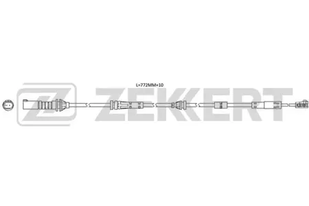 ZEKKERT BS8121 Датчик износа тормозных колодок BMW X3 (G01, F97) 18-, X4 (G02, F98) 18-