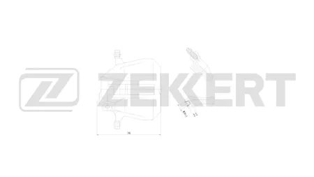 ZEKKERT BS8318 Тормозной суппорт перед.левый VW Polo III 95-, Passat II-IV 84-, Golf III, IV 91-, Jetta II 85-, Audi 80 IV, V 83-, 100 II, III 76-