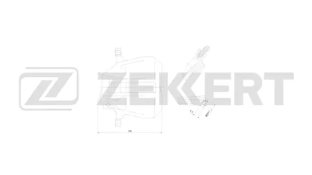 ZEKKERT BS8319 Тормозной суппорт перед.правый VW Polo III 95-, Passat II-IV 84-, Golf III, IV 91-, Jetta II 85-, Audi 80 IV, V 83-, 100 II, III 76-
