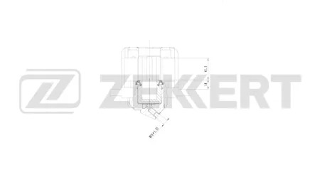 ZEKKERT BS8324 Тормозной суппорт передний левый Lada Oka (1111) 88-