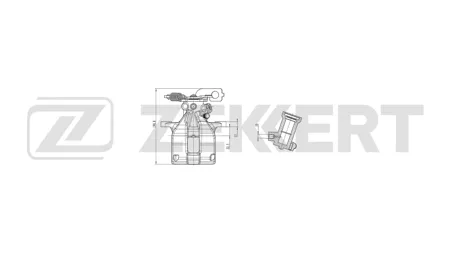 ZEKKERT BS8397 Тормозной суппорт задний правый Toyota Avensis (T270) 08-