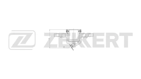 ZEKKERT BS8403 Тормозной суппорт передний правый Lada Samara (2108, 2109, 2113, 2114) 96-
