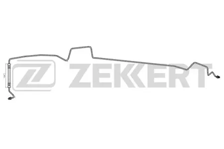 ZEKKERT BS9483 Шланг тормозной задн. левый Renault Grand Scenic II 04-, Scenic II 03-, Megane II 02-