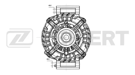 ZEKKERT GE1022 Генератор Lada Vesta (GFL,GFK) 16-, X-Ray (GAB) 16-
