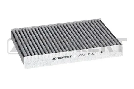 ZEKKERT IF3076K Фильтр салона угольн. Nissan Kubistar (X76) 03-, Renault Megane 98-, Clio II, III 98-, Sy Mercedes ol II 08-, Kangoo 97-