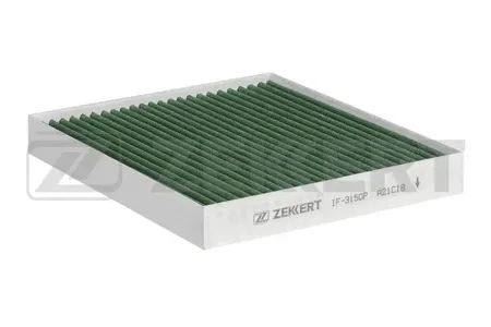 ZEKKERT IF3150P Фильтр салона антибакт. Kia Rio IV 17-, Sportage IV 15-, Hyundai Tucson III 15-, Solaris V 17-, Creta I, II 16-