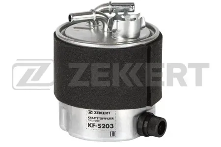 ZEKKERT KF5203 Фильтр топливный Nissan Murano (Z51) 10-, Qashqai (J10, NJ10, JJ10E) 07- (Дизель)