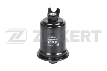 ZEKKERT KF5221 Фильтр топливный Mitsubishi Colt IV 92-, Lancer V 92-, Toyota Camry (V20) 96-, Mark II (X10,V20) 96- (Бензин)