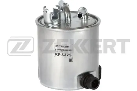 ZEKKERT KF5375 Фильтр топливный Renault Megane II 03-, Scenic II 05-, Grand Scenic II 05- (Дизель)