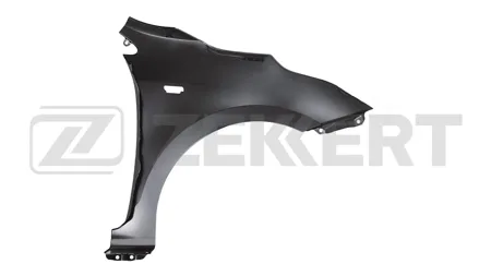 ZEKKERT KT1055 Крыло переднее левое Kia Rio IV 17- с отв. под повторитель (Тайвань)