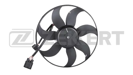 ZEKKERT MK7090 Вентилятор радиатора VW Golf V 03-, Passat VI 05-, Skoda Octavia (1Z3, 5E3, NL3, NR3) 04-, Yeti (5L) 10-, Audi A3 II 03-