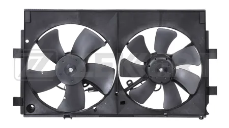 ZEKKERT MK7110 Вентилятор радиатора с кожухом Mitsubishi Lancer VIII 08-, Outlander II 06-, Peugeot 4007 07-, Citroen C-Crosser 08-