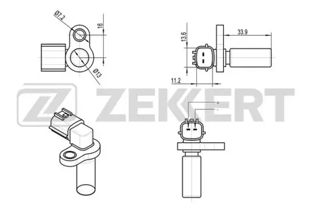 ZEKKERT SE4010 Датчик положения коленвала Nissan Almera Hatchback (N16) 00-, Almera (N16) 03-