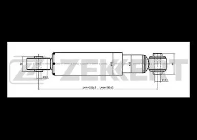 ZEKKERT SG2029 Амортизатор газовый правый передней подвески Lexus GS (L1) 11-