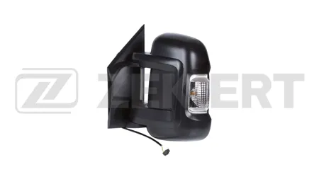 ZEKKERT SP4030 Зеркало в сборе левтекстурвыпуклэл регулс подогр+повт повор Citroen Jumper III 06-, Fiat Ducato (250) 06-, Peugeot Boxer III 06-