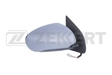 ZEKKERT SP4045 Зеркало в сборе правое грунтованное выпуклое эл регул складн. с подогр Nissan Qashqai (J10E) 07-