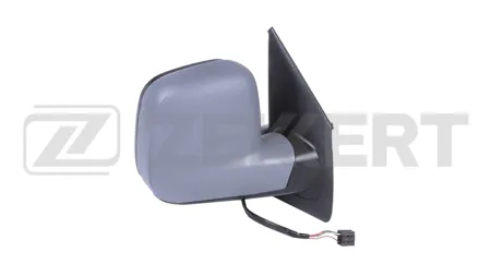 ZEKKERT SP4095 Зеркало в сборе правое грунтованное выпуклое эл регул с подогр VW Multivan V 03-, TranSporter V 03-